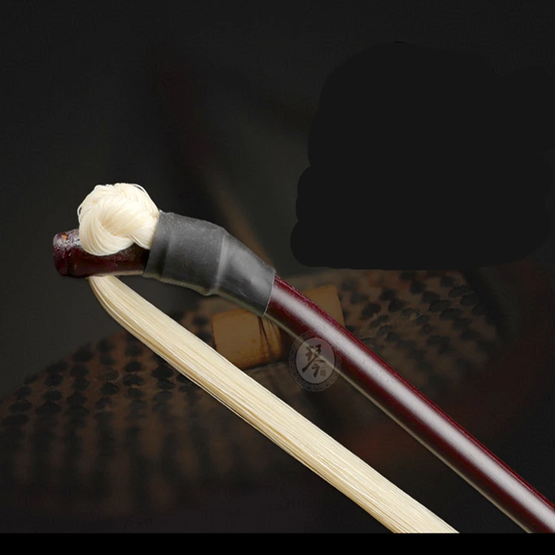 Erhu Bow with White Horse Strings High Grade Erhu Accessories Bow Musical Instrument Erhu Bow with Copper Tube Mao Bamboo