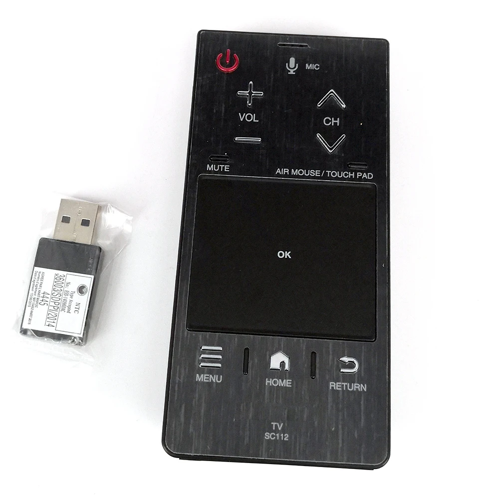 New Original SC112 Voice Air Mouse / Touch Pad Remote Control With USB For Sharp TV 36003/SDPPI/2014 398GM10BESP00A