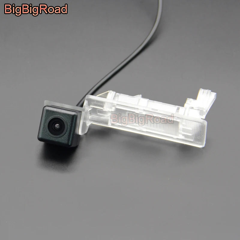 BigBigRoad For Skoda Rapid Spaceback Kodiaq Yeti Fabia Superb Octavia III 3  Car Rear View Backup Parking CCD Camera Waterproof