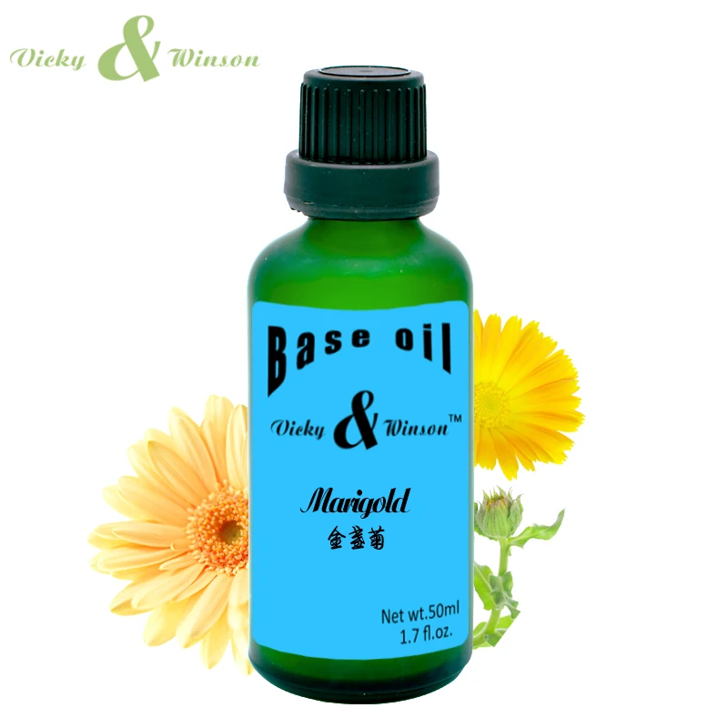 Vicky&winson calendula oil 50ml base oil Essential oils skin care Marigold Oil Anti-inflammatory Moisturizing VWJC6