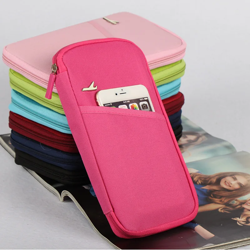 Travel Passport Cover Wallet Credit Card Holder Multifunction Purse ID Card Holder Storage Organizer Clutch Money Bag Cardholder