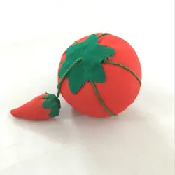 1PC Tomato Pin Cushion-With Emery Strawberry,  Sewing Needles Holder AA7741