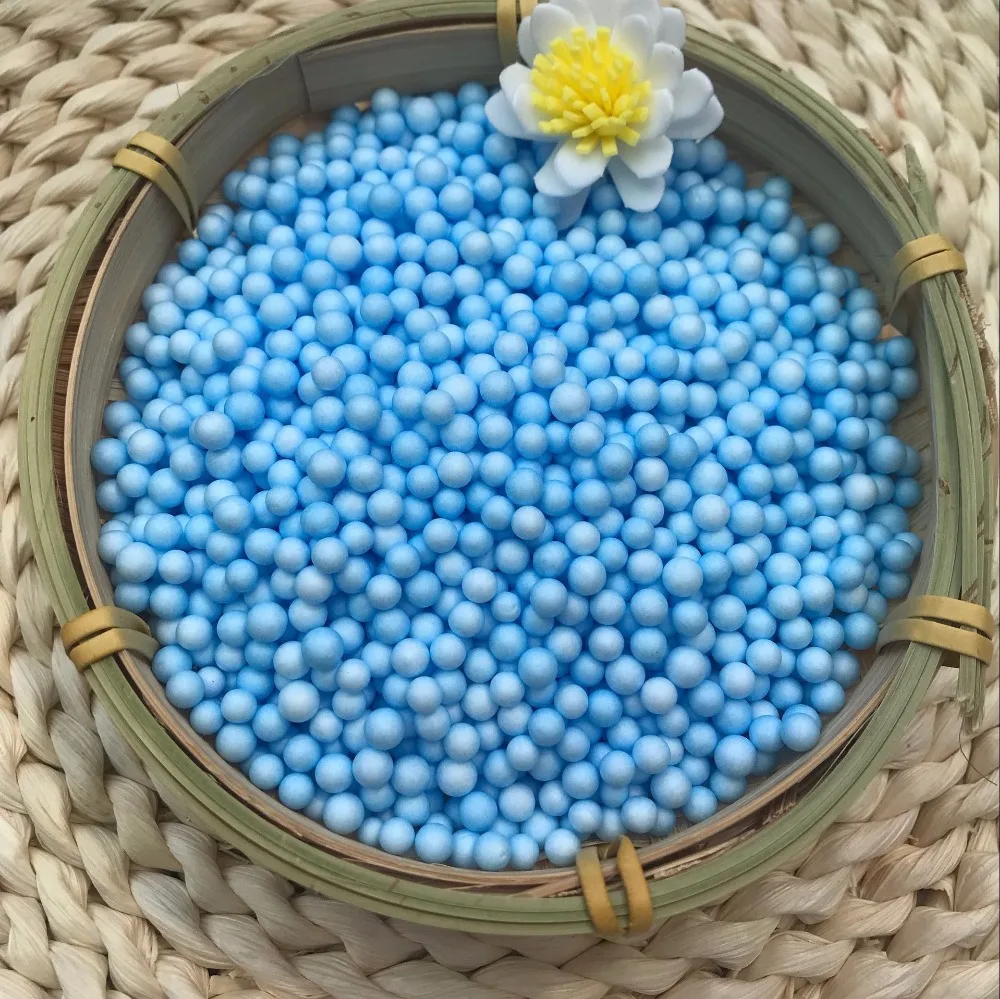 10000pcs~16000pcs 2-3.5mm 4-6mm Polystyrene Styrofoam Plastic Pastel Foam Mini Beads Ball DIY Slime Assorted Colors Decoration