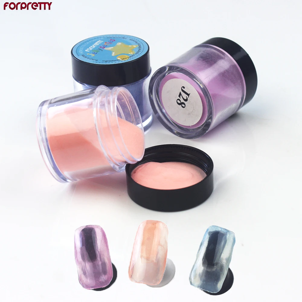 Nail Art Jelly Color Dipping Acrylic Powder Acrilico Nails Acryl Polvo Poeder Gel Manicure Nagels Poedre Acrylique Pour Ongle