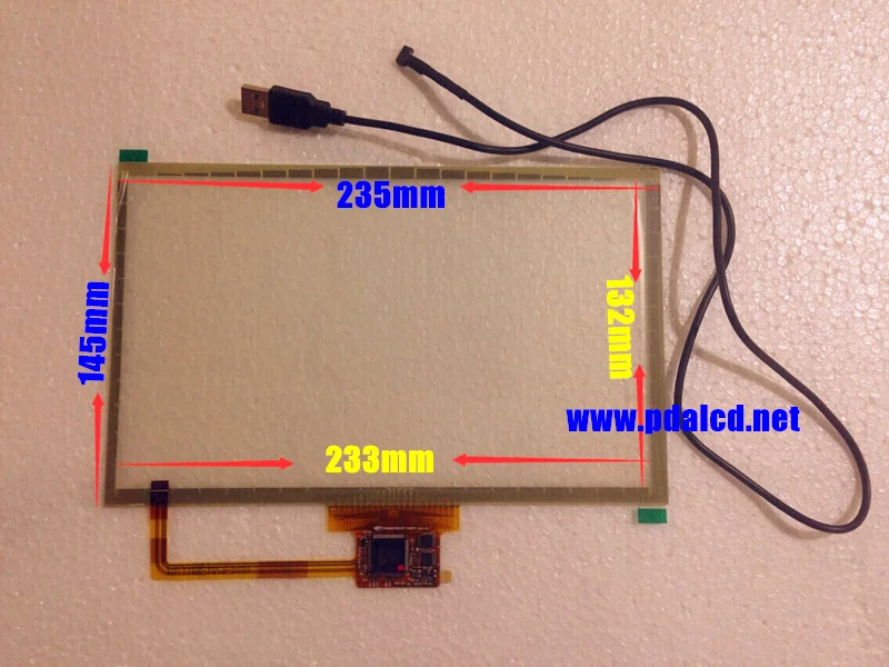 

New 10.2" inch T010-8201-X011-101 Capacitive Touch screen digitizer panel for XP WIN7 WIN8 system + USB plug and play Glass