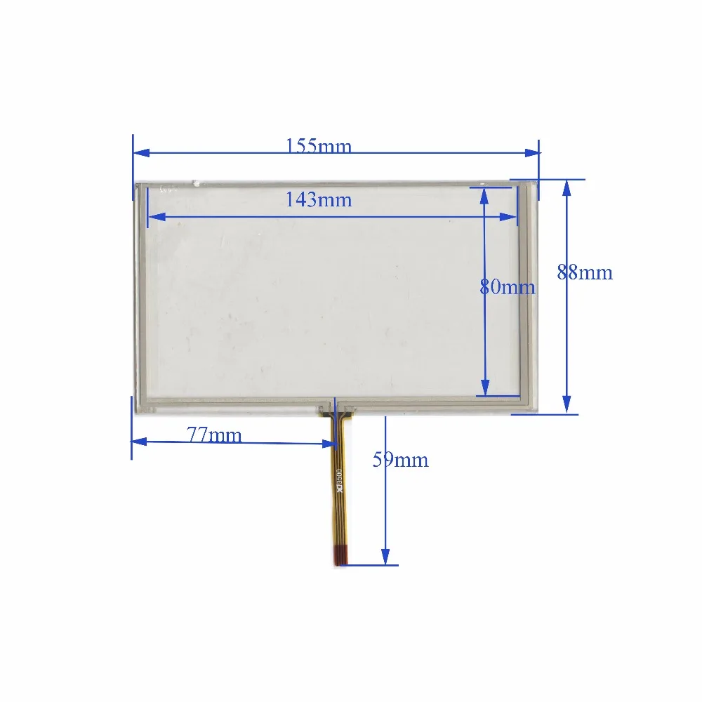 

ZhiYuSun AVH-9107N 6.2inch 4 lins Touch Screen For GPS CAR sensor glass this's compatible Freeshipping