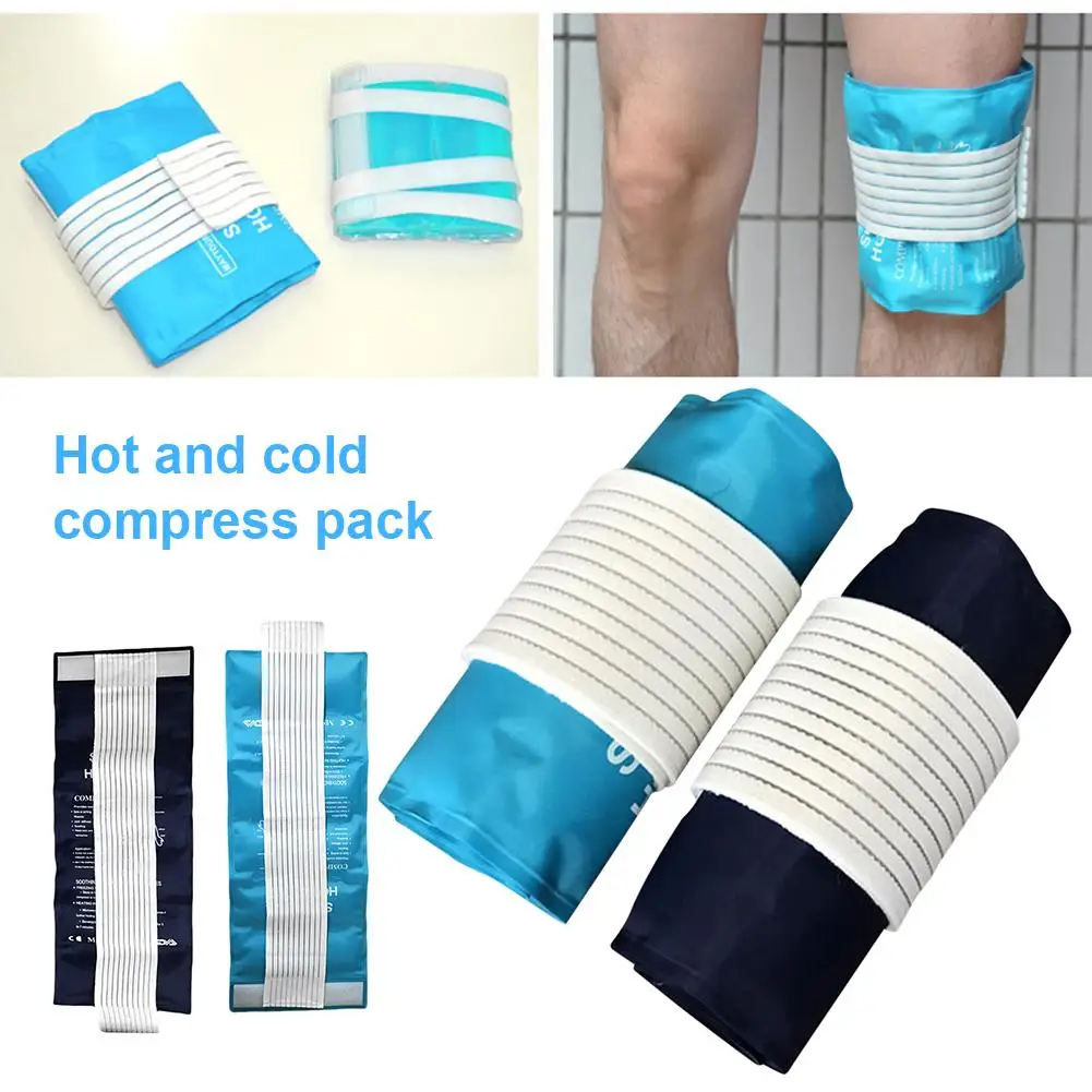 Pain Relief Flexible Ice Pack for Injuries Hot and Cold Therapy Reusable Gel Pack for Back Waist Shoulder Neck Ankle Knee Hip