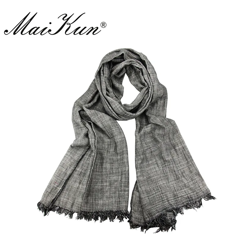 

Maikun Scarf for Women Fashion Luxury Brand Warm Stripe Stole Shawl Bufandas Wrap for Men Women