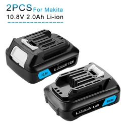 10.8V-12V CXT Lithium 2000mAh Rechargeable Battery for Makita BL1021B BL1041B BL1015B BL1020B BL1040B 197402 Power Tools