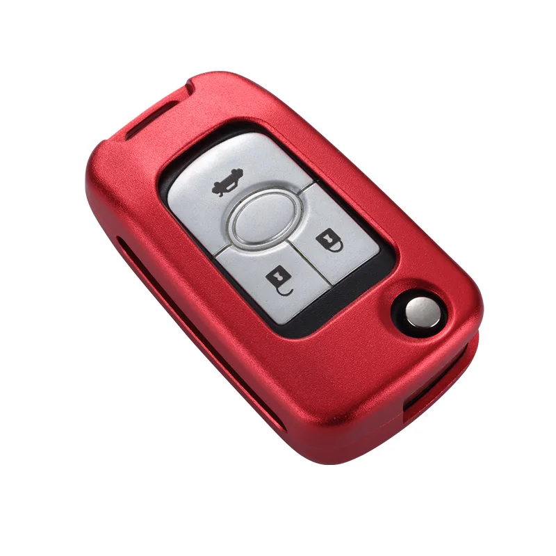 Free Shipment Aluminium folding car remote key case for BUICK Excelle Car Key bag/case wallet holder Waterproof case