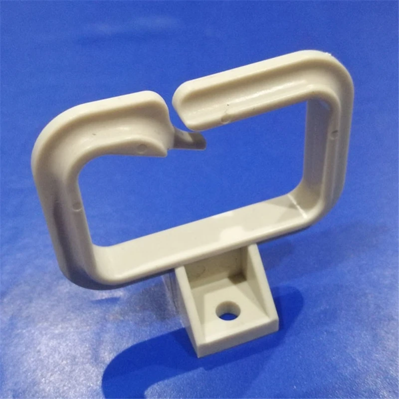 Quadrado plástico do ABS para o armário da rede, anel do gerente do cabo, caixa de distribuição, 47*53mm, fábrica, 100 PCes, quadrado