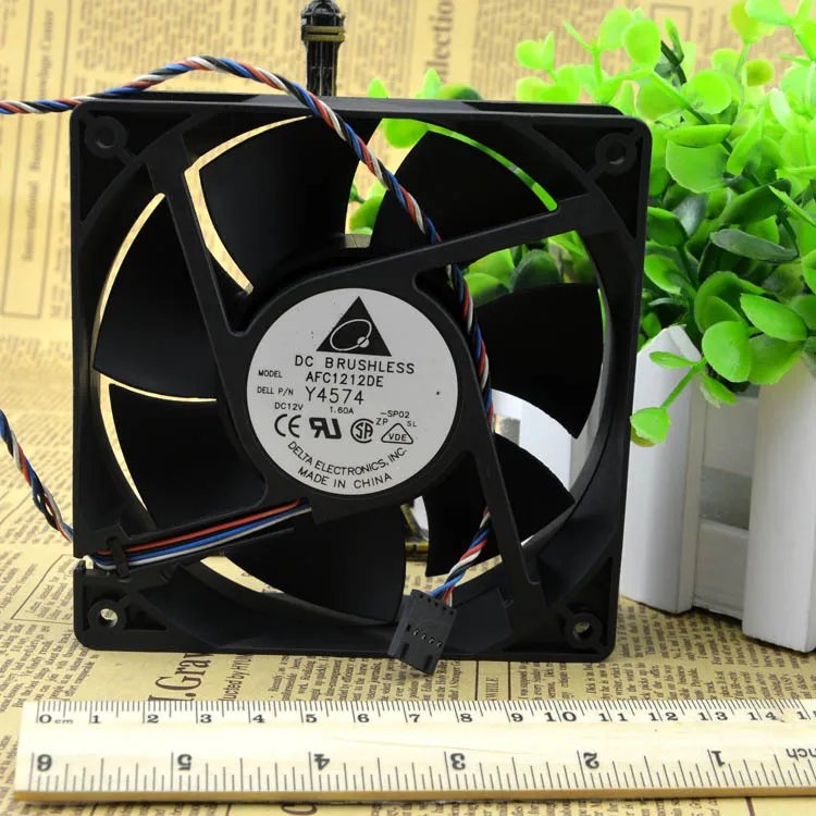 

For Delta Electronics AFC1212DE Server Square Fan DC 12V 1.60A 120x120x38mm 4wire 5pin