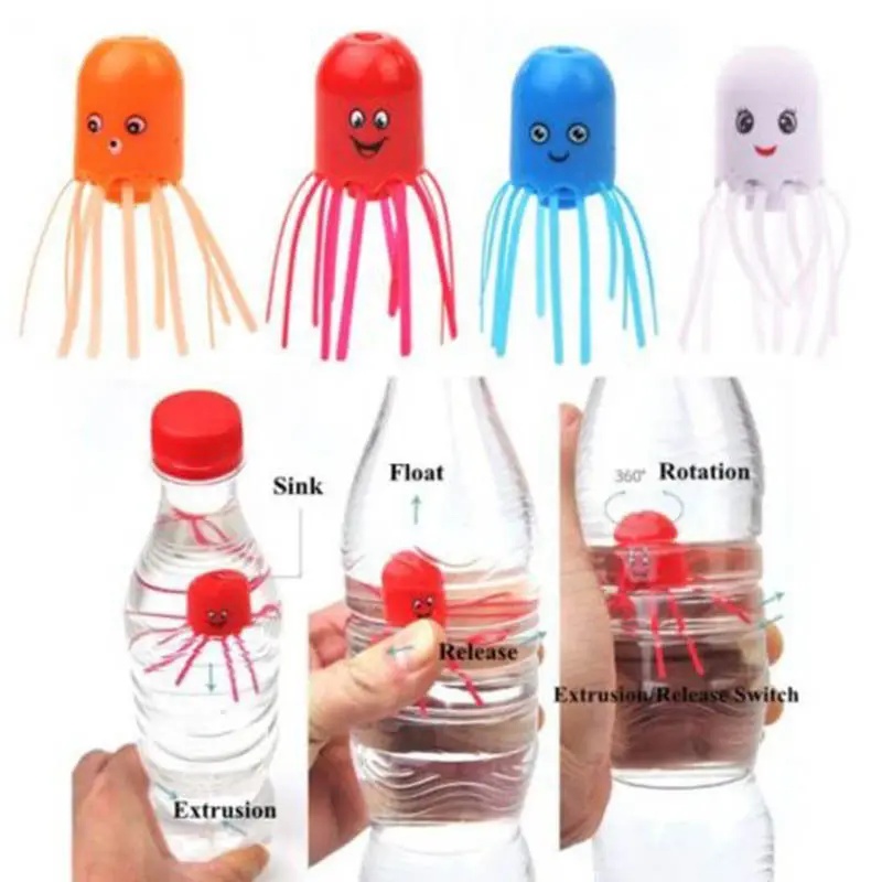 

2pcs Hot New Cute Funny Magical Magic Smile Jellyfish Float Science Toy Gift For Children Kids Randomly