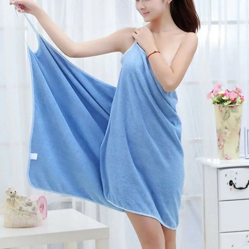 Home Textile TowelWomen Robes Bath Wearable Towel Dress Girls Women Womens Lady Fast Drying Beach Spa Magical Nightwear Sleeping