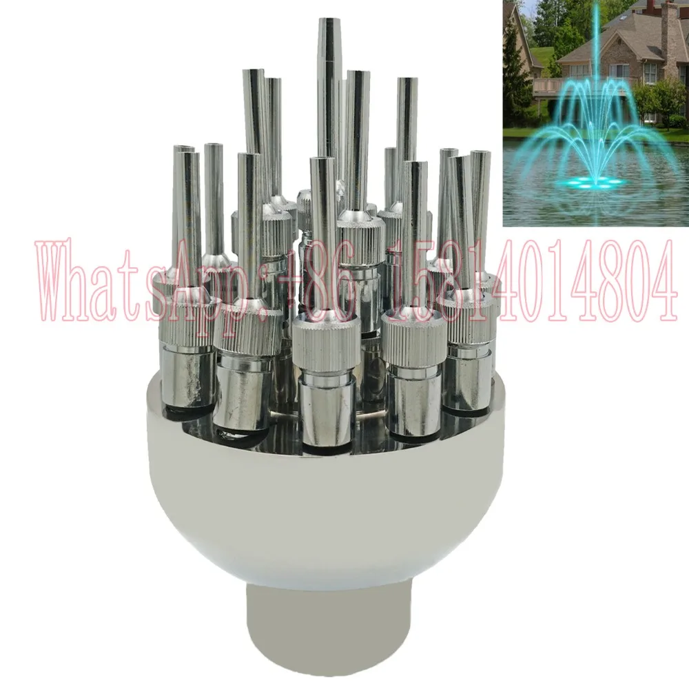 3 layer stainless steel Fountain nozzle,Fountain Sprayers,Pond Pump Nozzle,Garden landscape sprinkler,sprayer nozzle