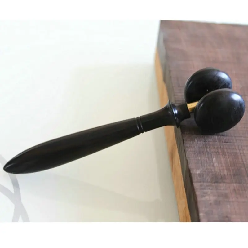 Ebony facial eye massager finger massager wheel roller activity joint meridian acupressure
