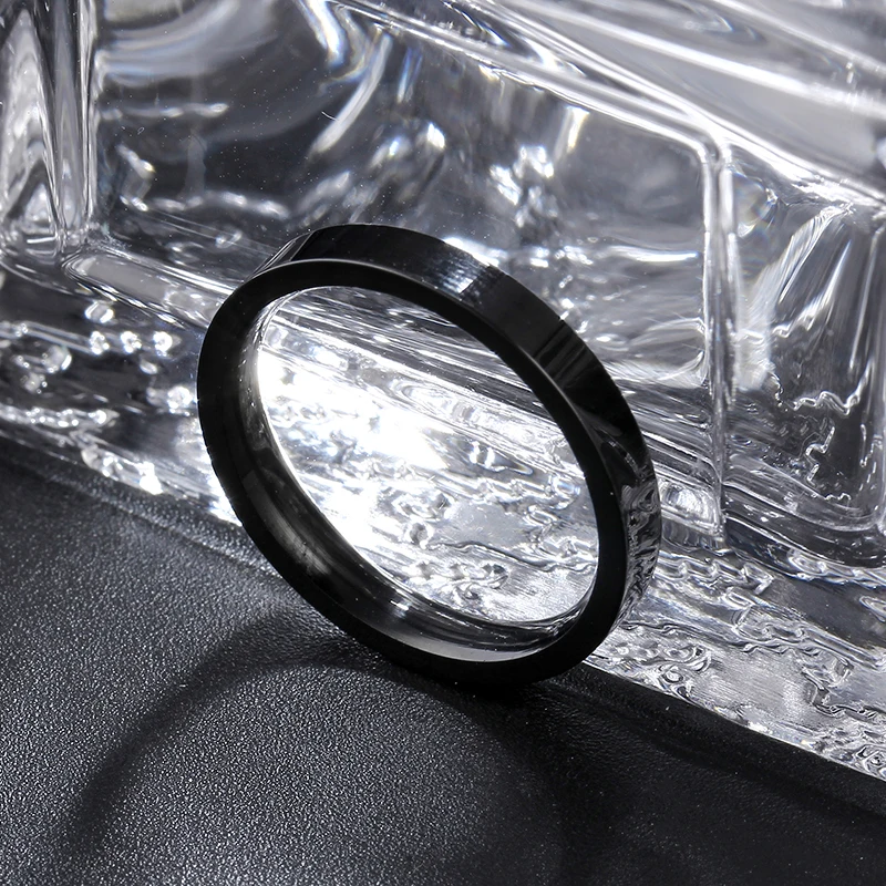 3mm wide 316 ultra-fine titanium steel ring men and women ring tungsten steel ring factory direct