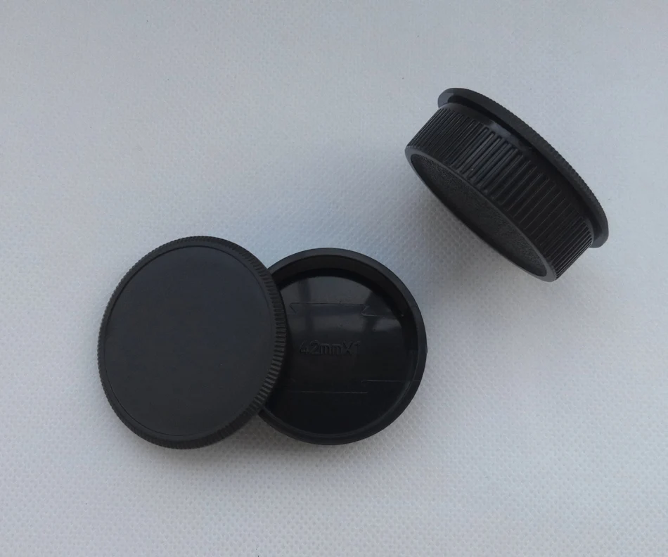 Hinten Objektiv Kappe * 1 stücke + Kamera Körper Kappe * 1 stücke für Leica M42