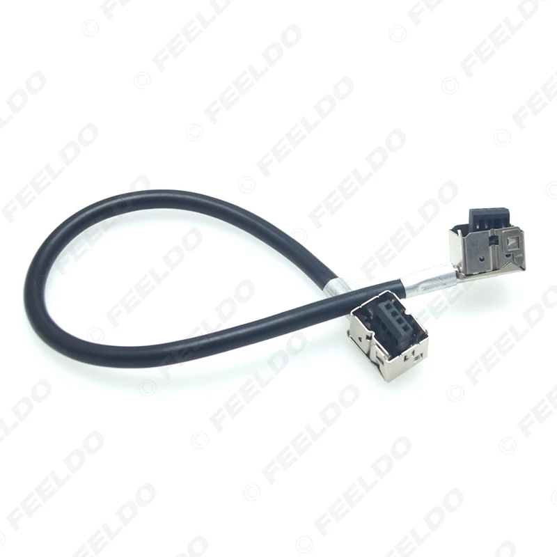 FEELDO 1PC Car HID Bulb Wire Harness Connector For Mitsubishi D3S/D3R/D3C Xenon Ballast Headlamp Light Bulb Wire Relay Cable