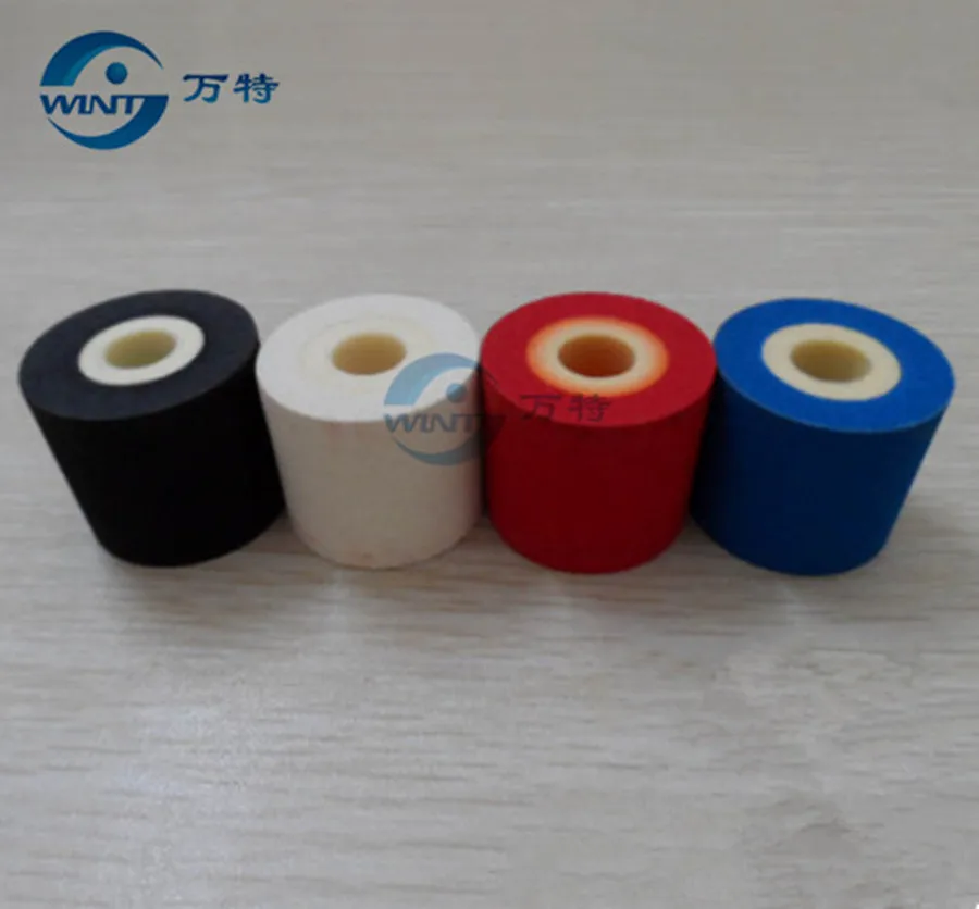 Free Shipping 36*40MM Energy Saving Black Hot Printing Ink Roll for 380f Ink Coding Machine to Print Expiry Date/Batch No.