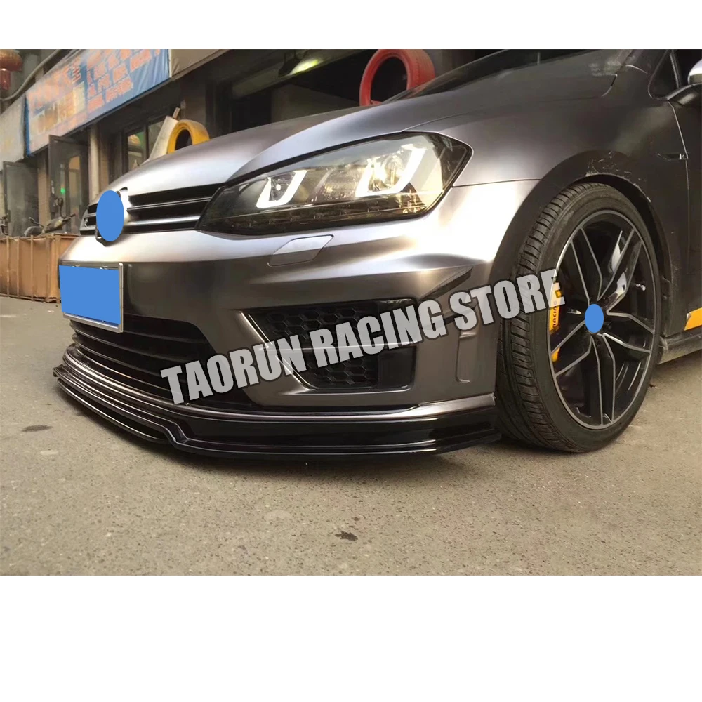 MK7 ABS Black Front Bumper LiP Chin Spoiler for MK7 Golf 7 R & Rline Bumper Only 2014 - 2017 (Can't Fit GT-I & Normal Golf 7 )