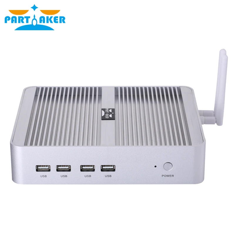 Partaker B16 8e generatie mini-pc Intel Core i3 8145U Quad Core 4,0 GHz 8 MB cache Minicomputer zonder ventilator Win 10 4K HTPC