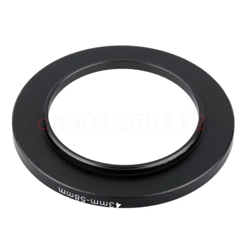 Baru 43 mm - 58 mm aluminium hitam jual logam 43 - 58 mm 43 sampai 58 43 mm ke 58 mm Step Up cincin, Filter adapter, Panas grosir