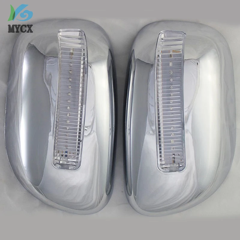 

Chrome Mirror Cover For Toyota Corolla 2001-2004 ABS With Side Lights Mirror Covers For Toyota Corolla 2002 2003 2pcs