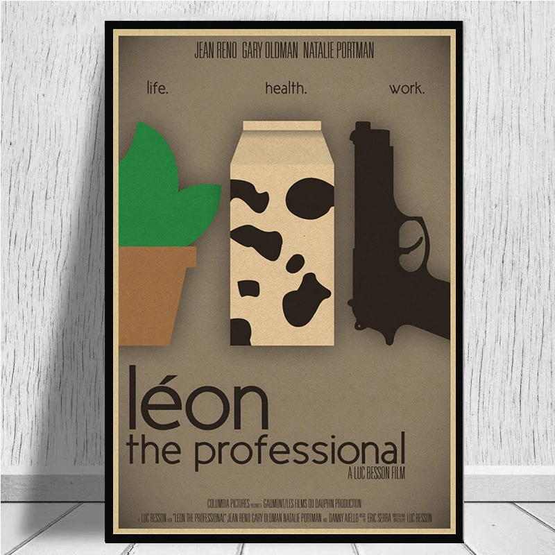 LAITANG Leon, póster de película Vintage profesional, póster Retro, decoración de Pared, decoración del hogar
