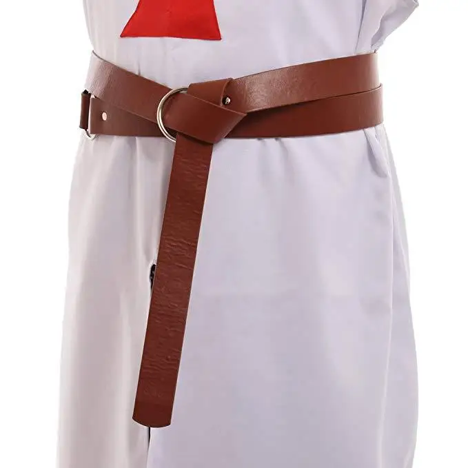 Cosplaydiy Movie Knight Blet Mens Keltische Viking Norman Lederen Riem Renaissance Gothic Victoriaanse Ridder Kostuum Riem Rekwisieten L320