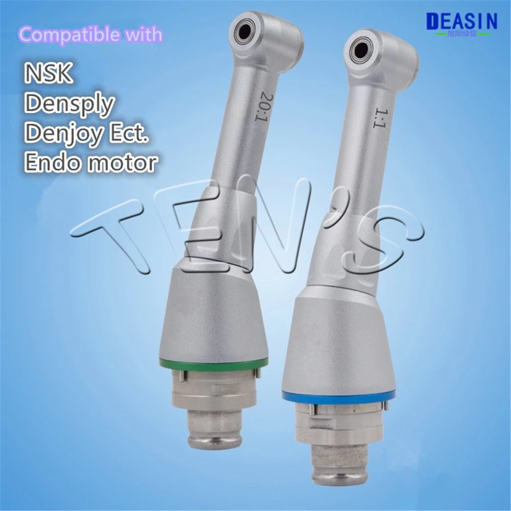 1 pcs X new Arrival Dental Endodontics 1:1 10:1 20:1 16:1 Reduction Contra Angle Head for Wireless Endo Motor free shipping