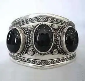 Hot-selling new multi-style hand-carved Longman Tibetan Silver Turquoise Cuff Bracelet Free shipping