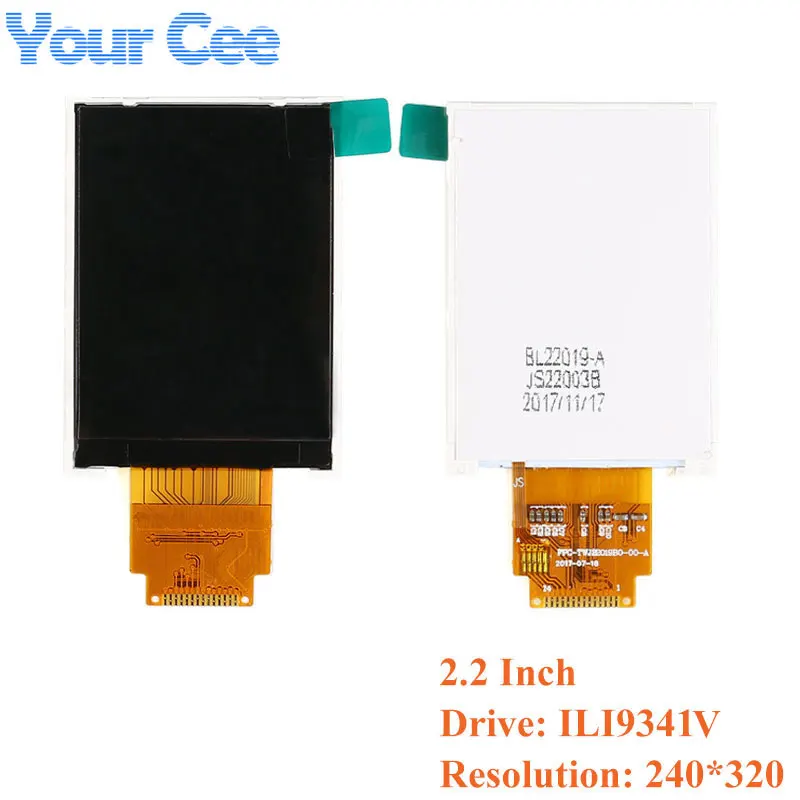 1.44/1.8/2.0/2.2/2.4/2.8 Inch TFT Bare Screen LCD Display Module Drive ST7735 TFT Bare Screen LCD Interface 128*128 240*320