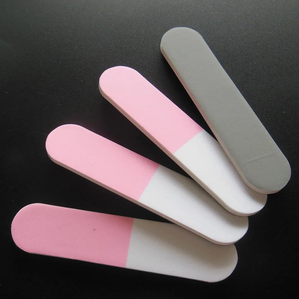 50 pcs/lot  3 way nail file nail buffer file nail polishing tool  manicure tool