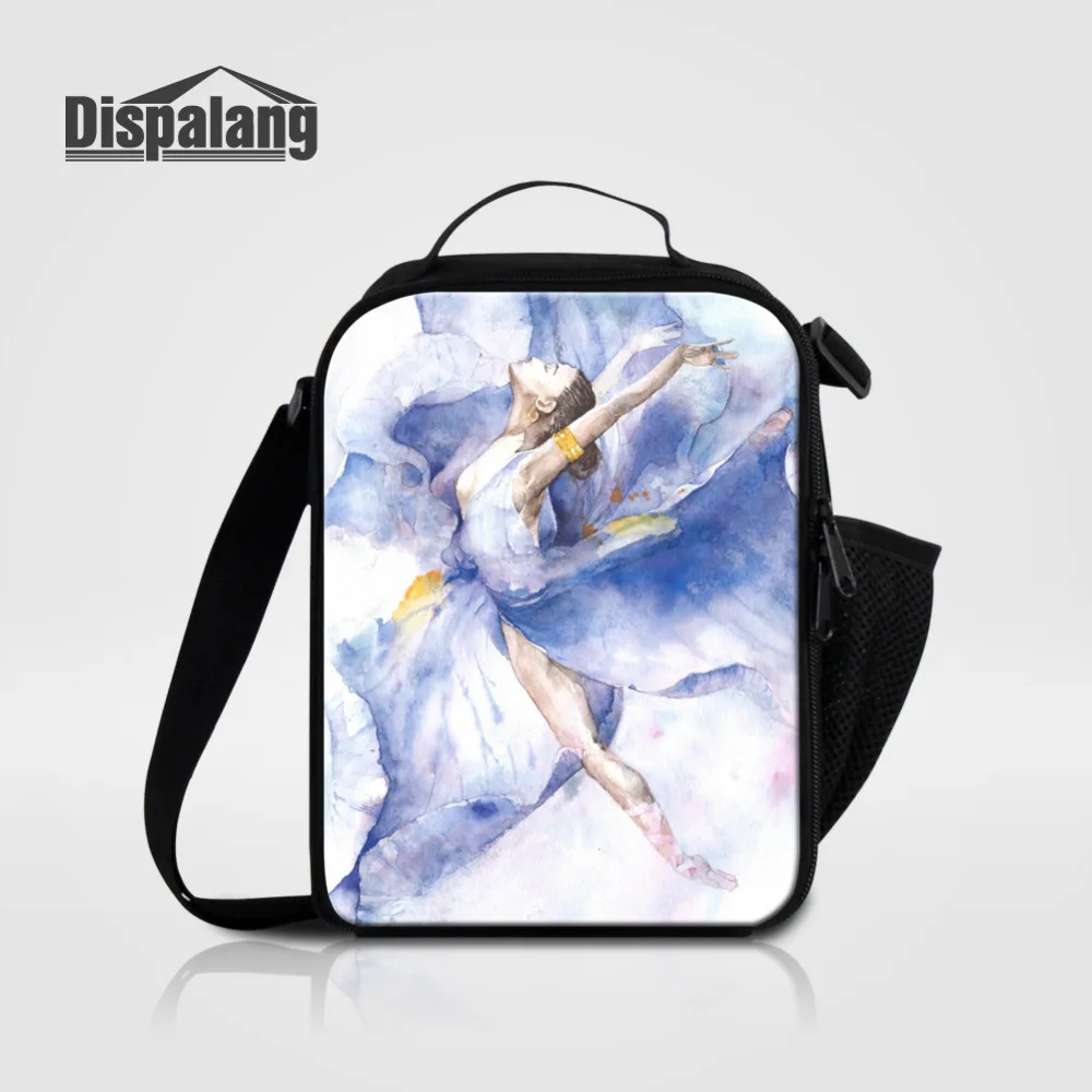 

Dispalang Ballet Flower Girls Thermal Insulated Lunch Bag For Women Kids Lunchbags Tote With Zipper Cooler Lunch Box HandBag