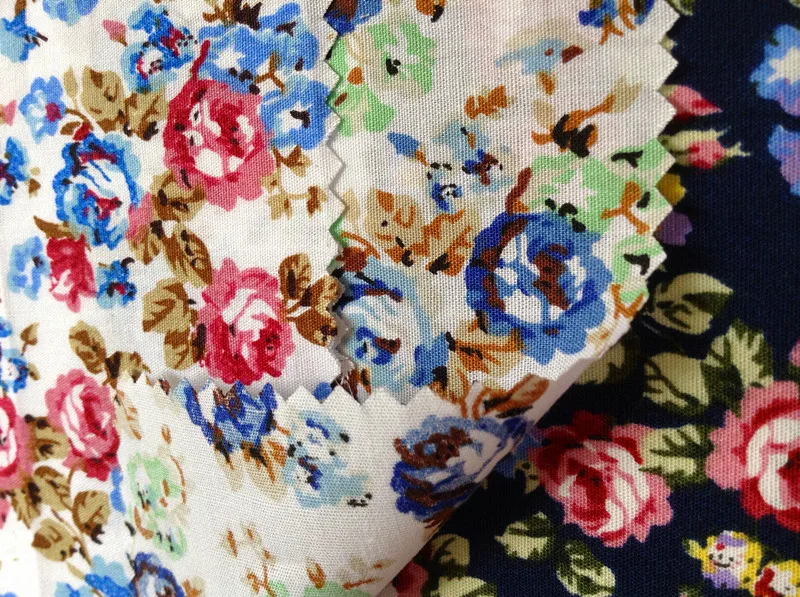 145cm high quality reactive cotton printing woven fabric,China folk flower printing fabric, XERY-07929