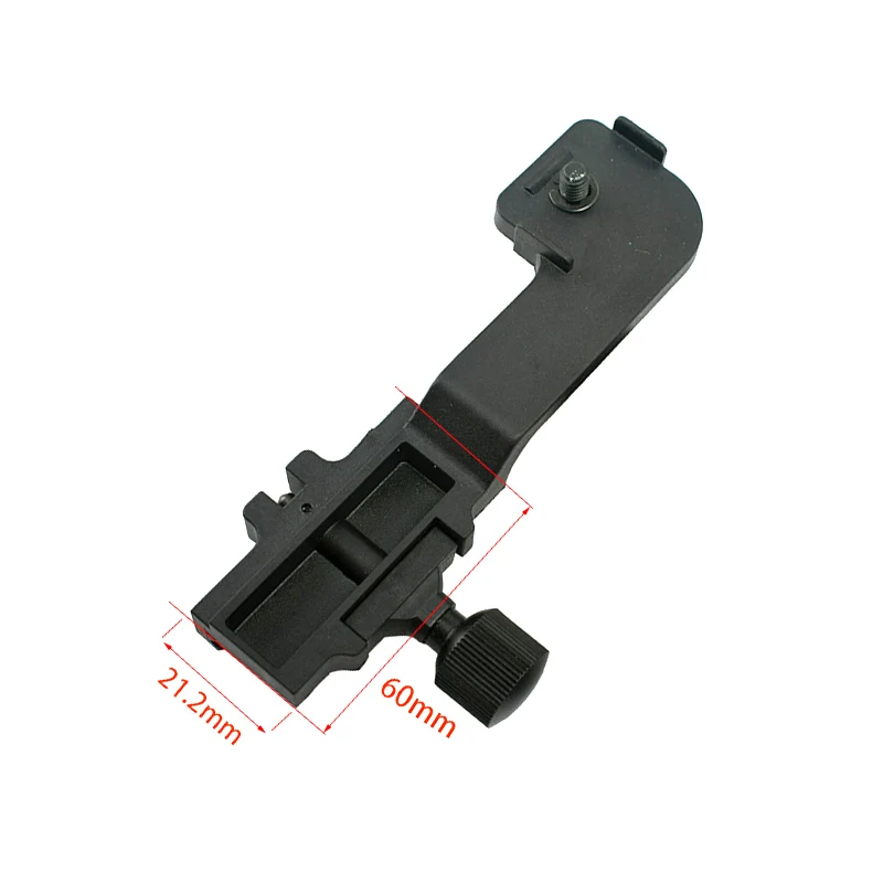 Imagem -02 - Polímero Tático 20 mm Picatinny Ferroviário Nvg Montagem Apto Pvs 14 Pulsar gs 1x20 Visão Noturna Rifle Escopo Avistamento para a Caça