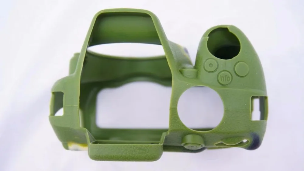 Sac en Silicone souple pour appareil photo Nikon, housse de protection en caoutchouc, Camouflage, noir, rouge, pour D3100, D3200, D3300