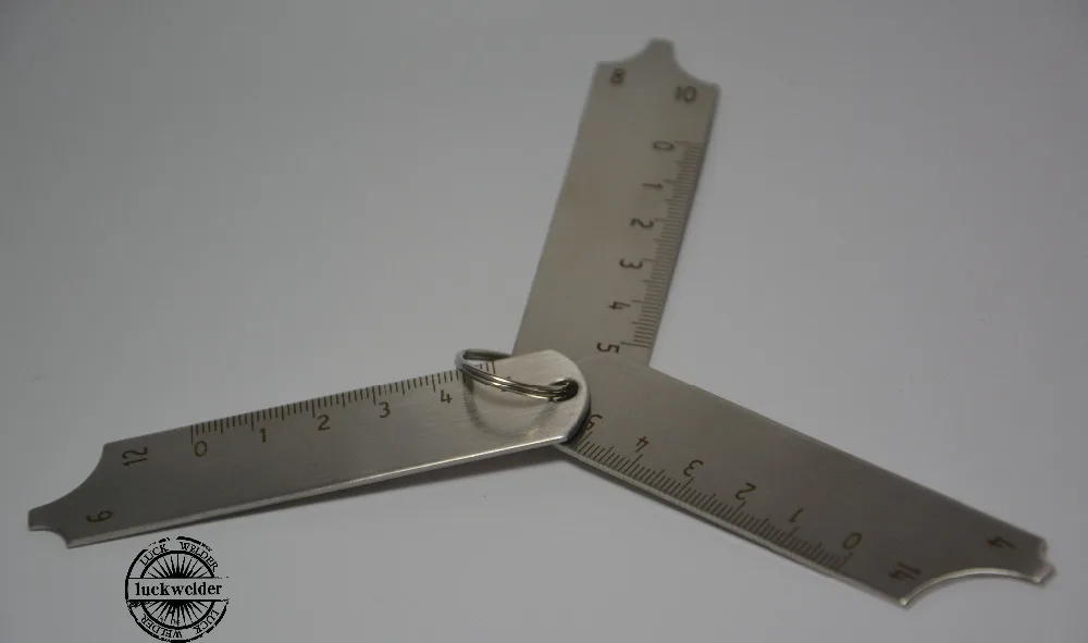 สามชิ้นชุดกุญแจตรวจสอบเชื่อม Gauge Fit MIG/TIG/STICK Test Gage