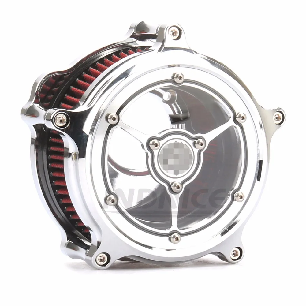 

Chromed clarity see through Air Cleaner For harley sportster 883 1200 For touring Road King Street Glide Ultra Limited FLHTK