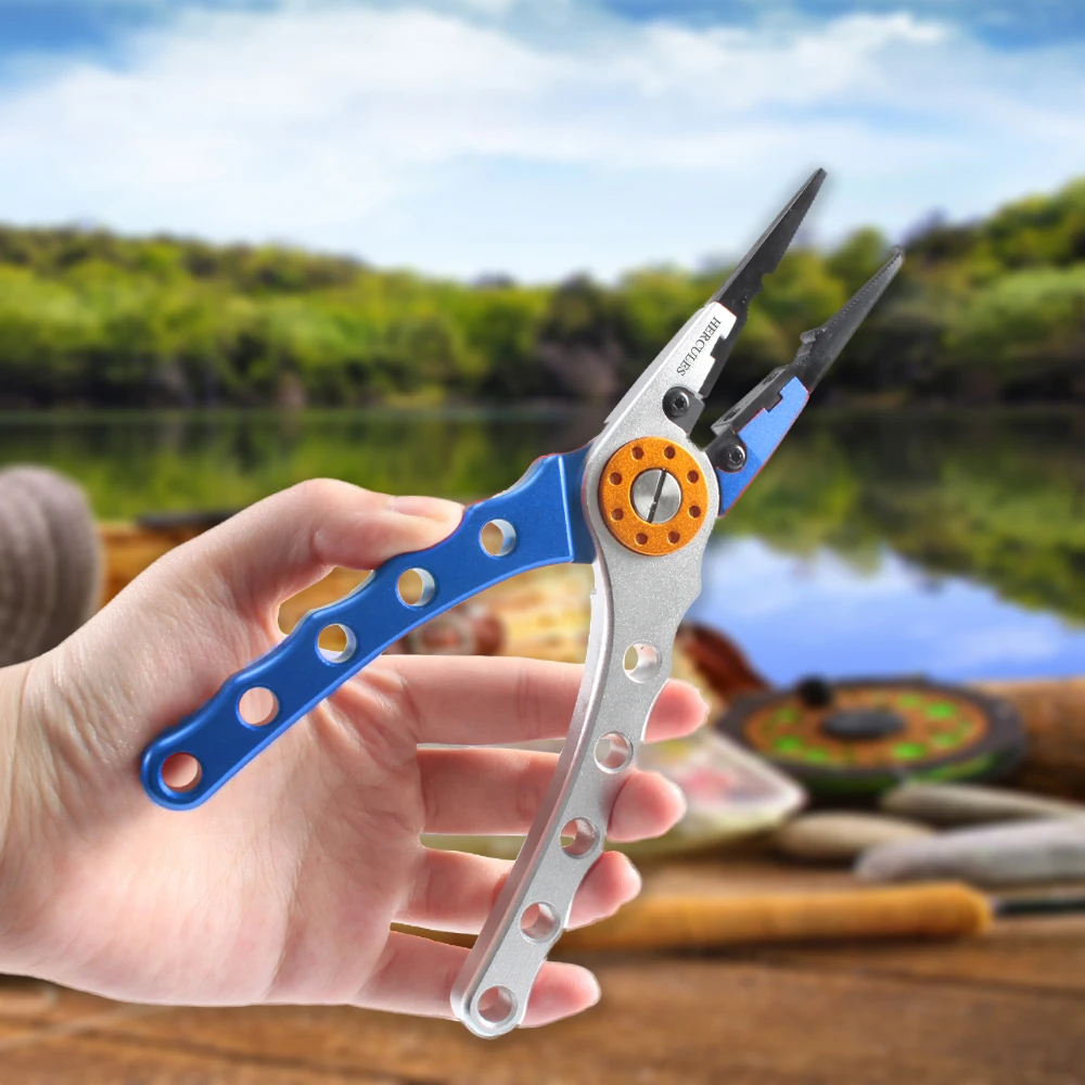 Fish Pliers High-strength Multifunctional Fishing Tied Hooks Pliers Angling Equipment Antiloss Fish Ring Tools