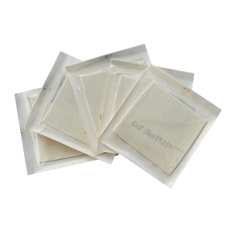 10pcs/ lot 10X10cm nonsticky alginate calcium wound moist dressing Pressure ulcer paste  Acute & chronic wounds Infected wounds