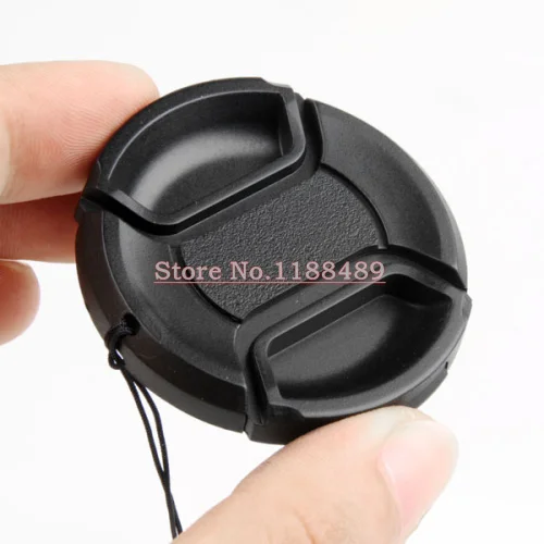 10pcs 40.5mm Lens Cap Cover For S0ny Nex 5R 5T 6 NEX5R NEX-5T NEX-6 16-50 NX1100 NX300 NX2000 J1 J2 With Anti-lost Rope 1pcs