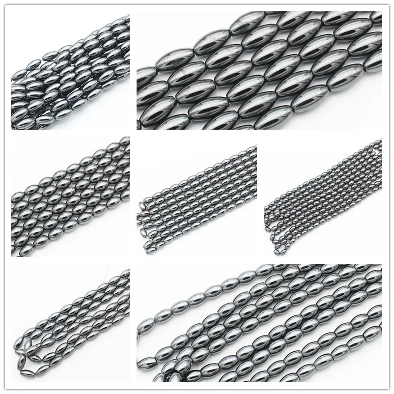 Magnetic Hematite Oval Beads 15inch per strand ,For DIY Jewelry making !We provide mixed wholesale for all items !