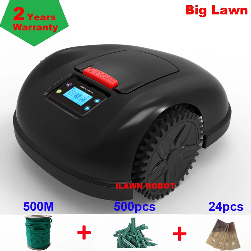 Two Year Warranty Europe Warehouse Robot Grass Cutter E1600T with 500m wire+500pcs pegs For Big Garden