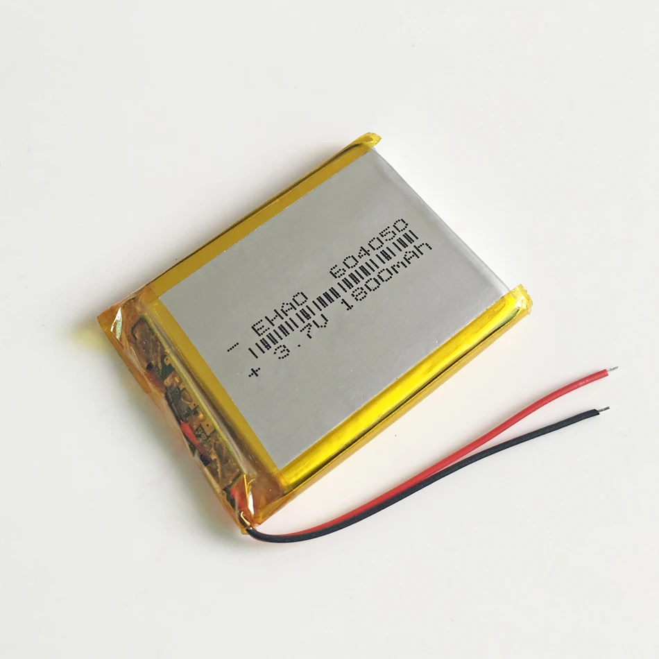 3.7V 1800mAh 604050 litowo-polimerowy akumulator li-po do Mp3 GPS PSP Camera Power bank do laptopa część elektroniczna