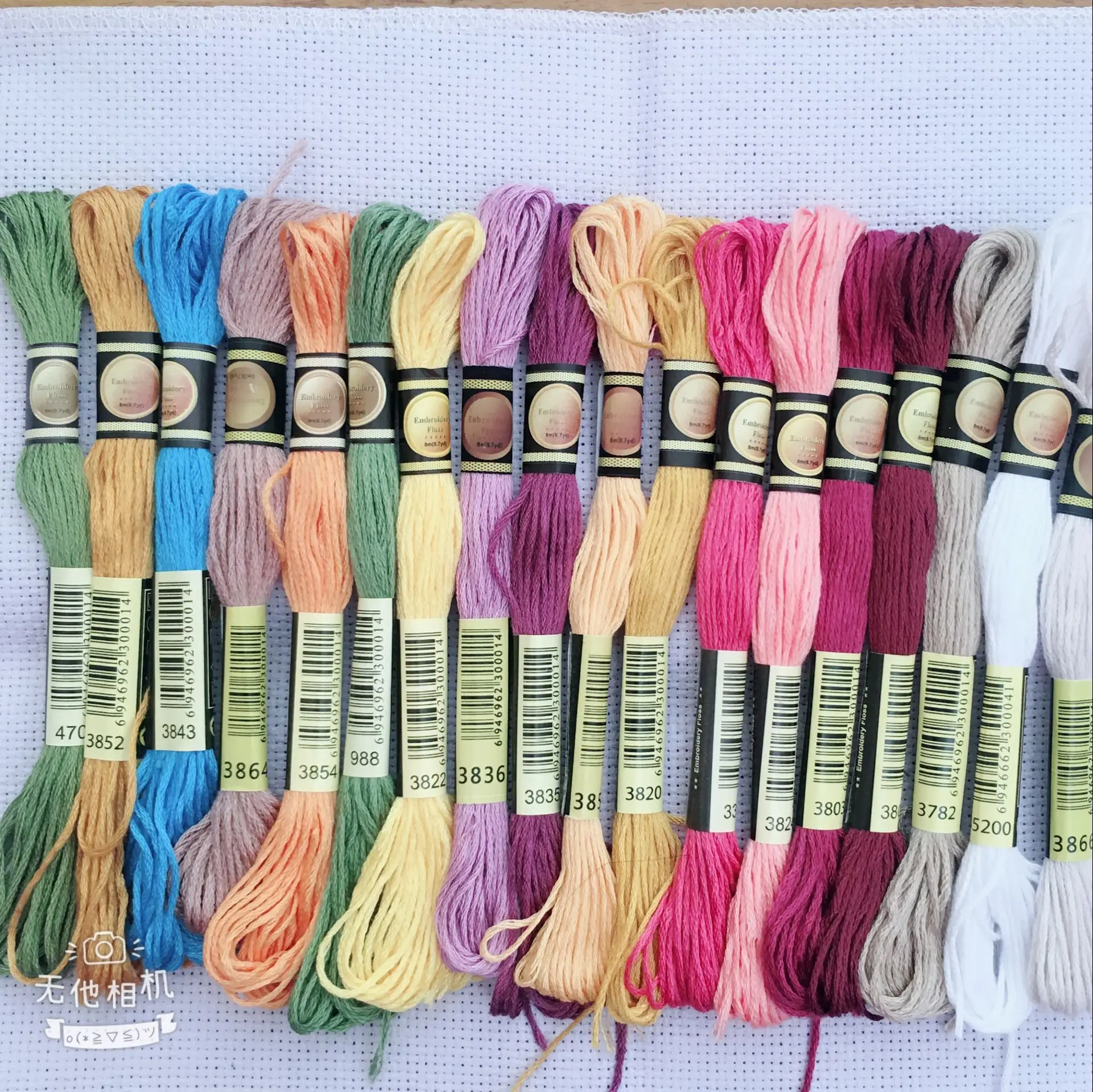 oneroom Two labels 10/20/50/100/150 Anchor Similar DMC Cross Stitch Cotton Embroidery Thread Floss Sewing Skeins Craft