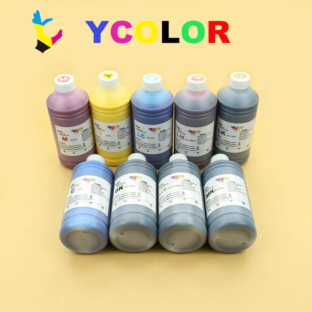 9color/lot 1000ml For Epson P6000 P7000 Universal Pigment ink for Epson SureColor P6000 P7000 P8000 P9000 large foemat printer