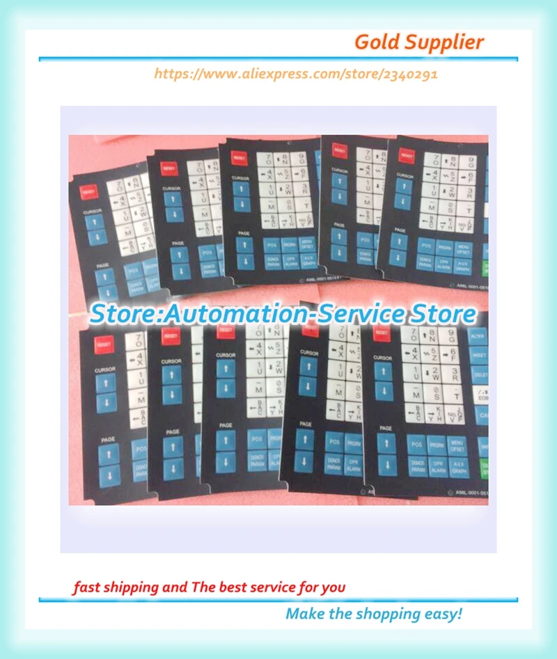 조작 패널 A98L-0001-0518 # T CNC HMI 멤브레인 키패드 버튼, 신제품