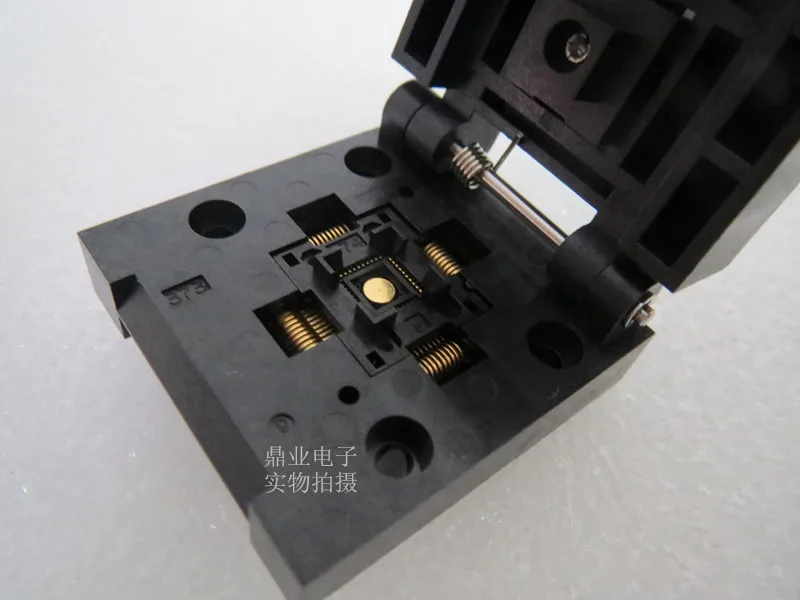 

QFN-40BT-0.4-01 QFN40 5X5mm pitch 0.4MM Burn-in Socket gold plating IC testing seat Test Socket test bench